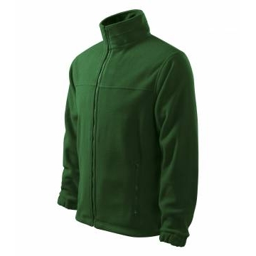 Jacket fleece pánský lahvově zelená