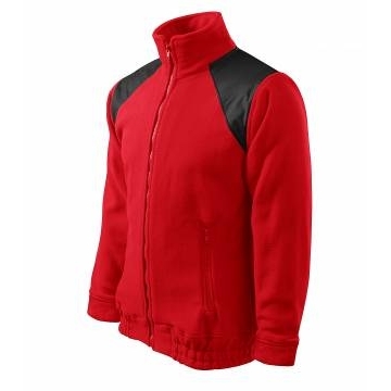 Jacket Hi-Q fleece unisex červená