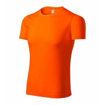 Pixel tričko unisex neon orange