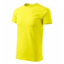 Heavy New tričko unisex citronová