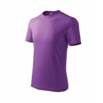 Basic tričko dětské fialová 110 cm/4 ro