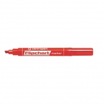 Popisovač na flipcharty Centropen - červená zkosená